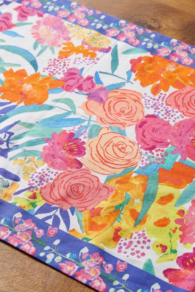 Bridgette Thornton Paint + Petals Table Runner #1