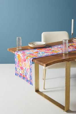 Bridgette Thornton Paint + Petals Table Runner