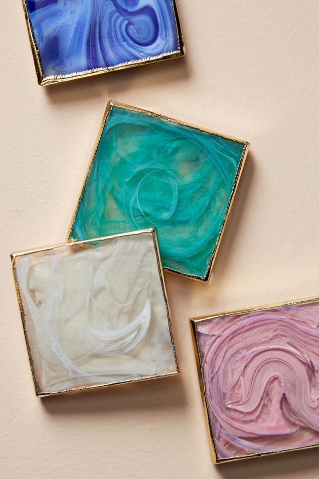 Swirled Glass Coaster #2