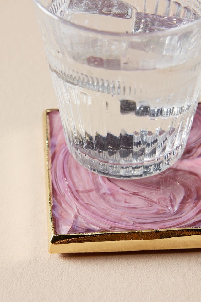 Swirled Glass Coaster #1