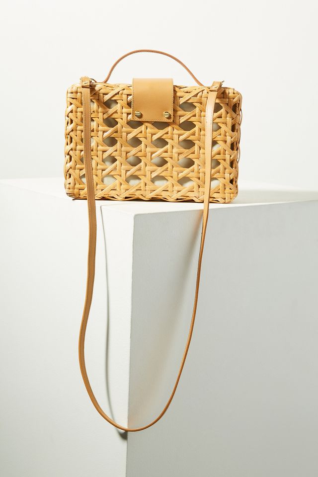 Aranaz Woven Charlie Crossbody Bag