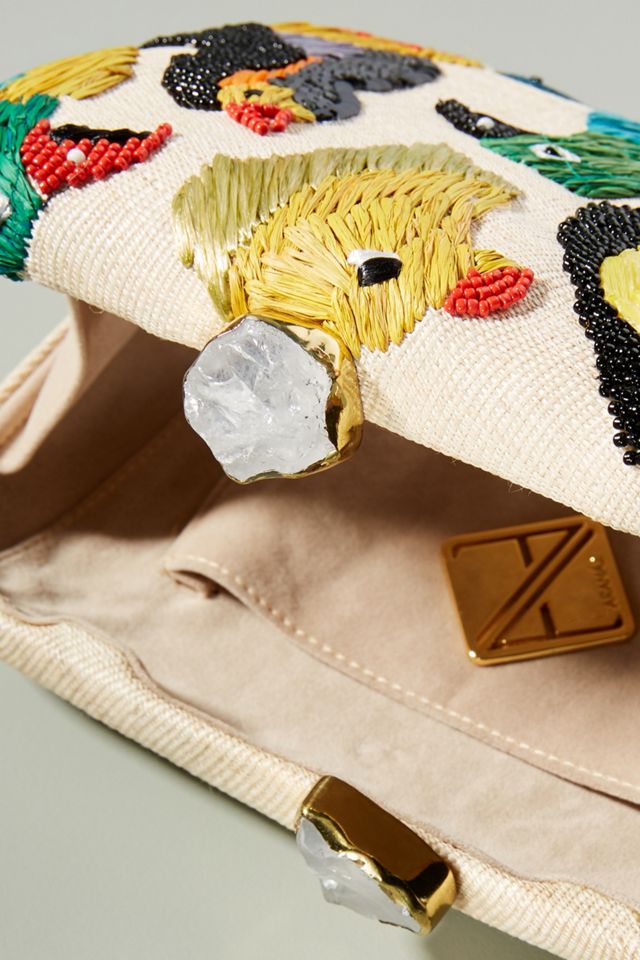 Aranaz Avian Straw Clutch #2