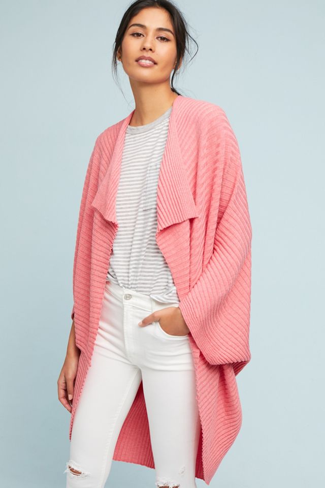 Ribbed Cocoon Kimono #1