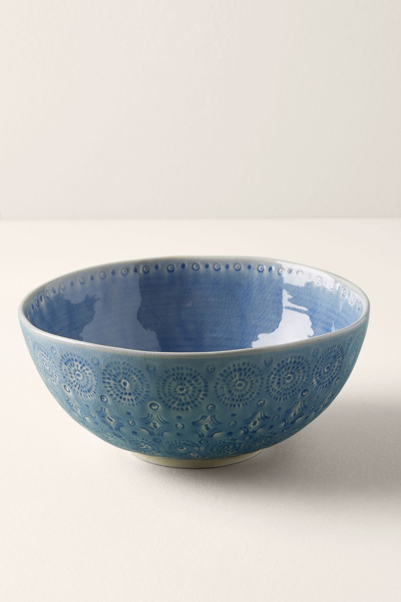 Old Havana Salad Bowl - Wedgewood Blue, Standard, One Size