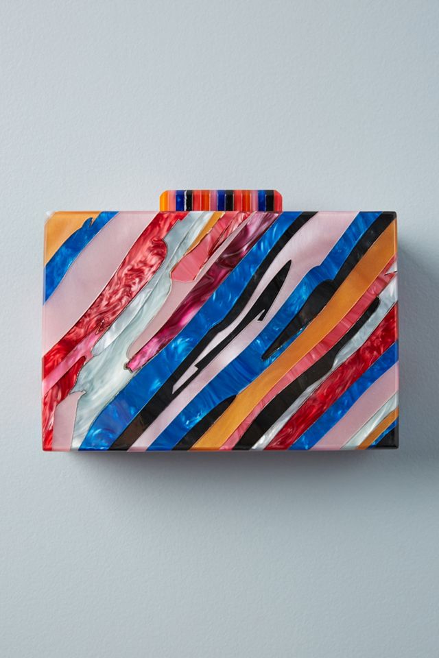 Sunset Lucite Clutch #1