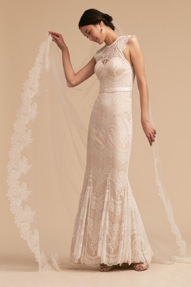 PARIS by Debra Moreland Breathless Chantilly Cathedral Veil