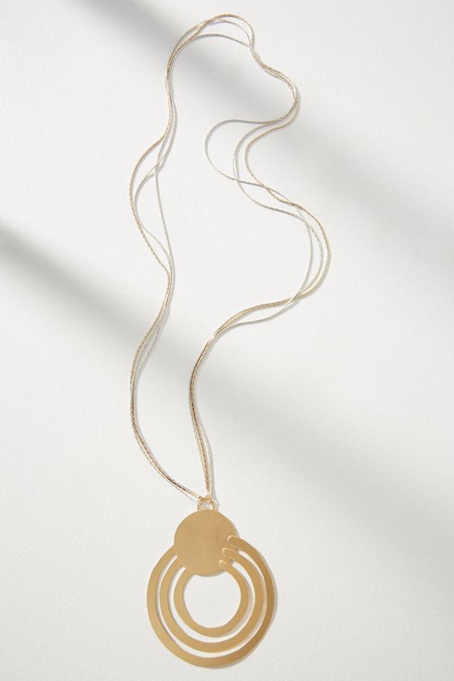 Solar Orbit Pendant Necklace #1