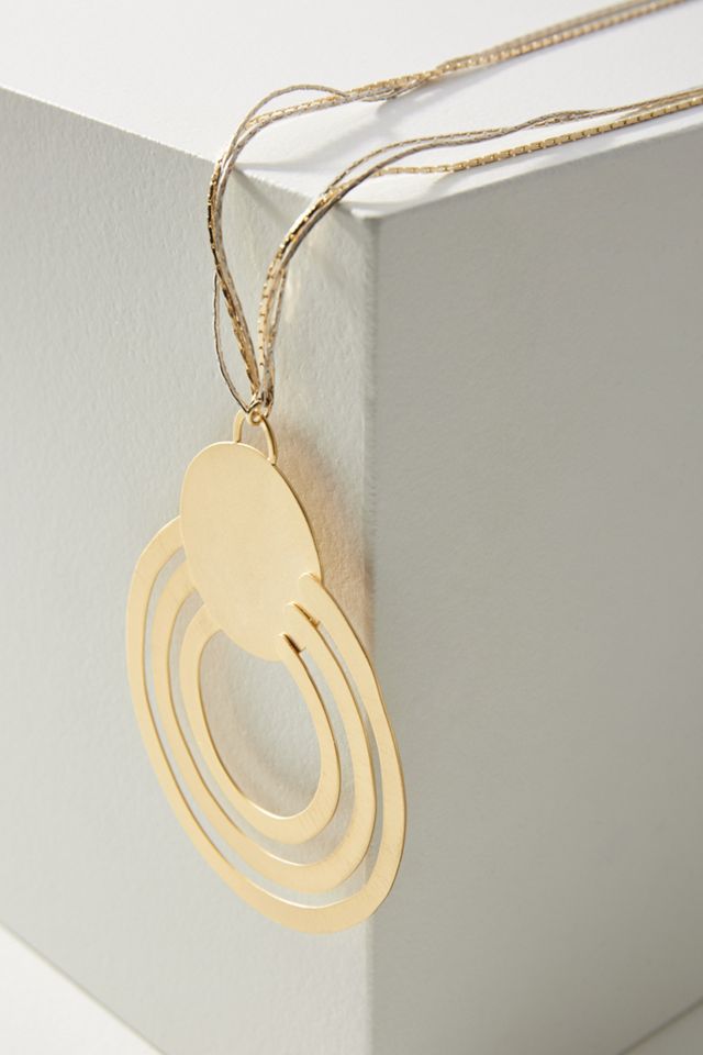 Solar Orbit Pendant Necklace