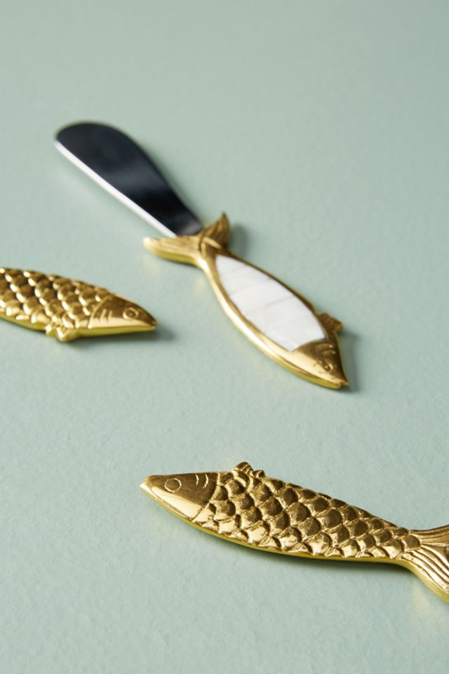 Sardine Cheese Knives, Set of 3 #1