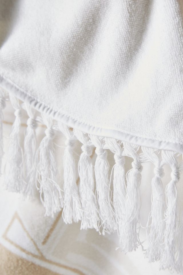 Tasseled Mirage Beach Towel #1