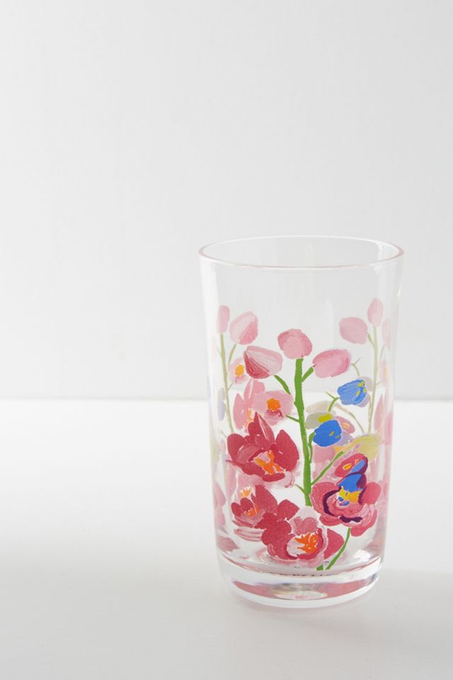 Paint + Petals Juice Glass #1