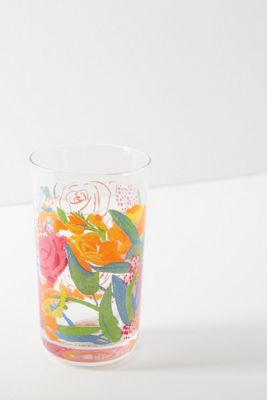 Paint + Petals Juice Glass