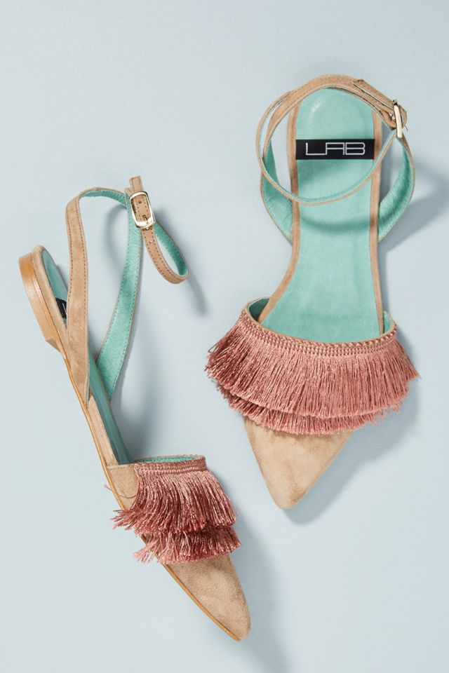 LAB Fringed D'Orsay Flats #1