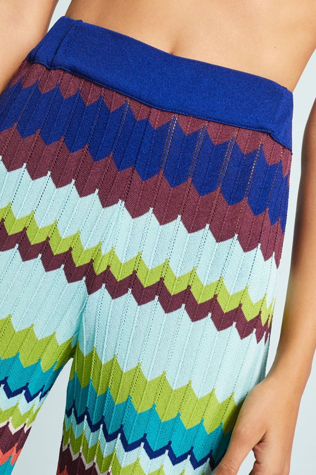 Zig-Zagged Beach Pants #1