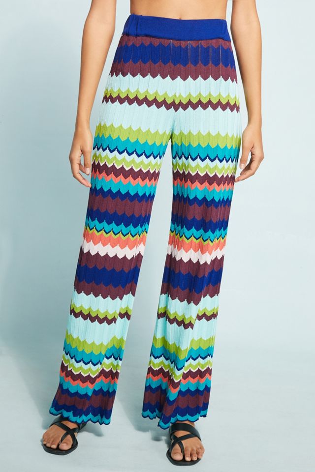 Zig-Zagged Beach Pants #3