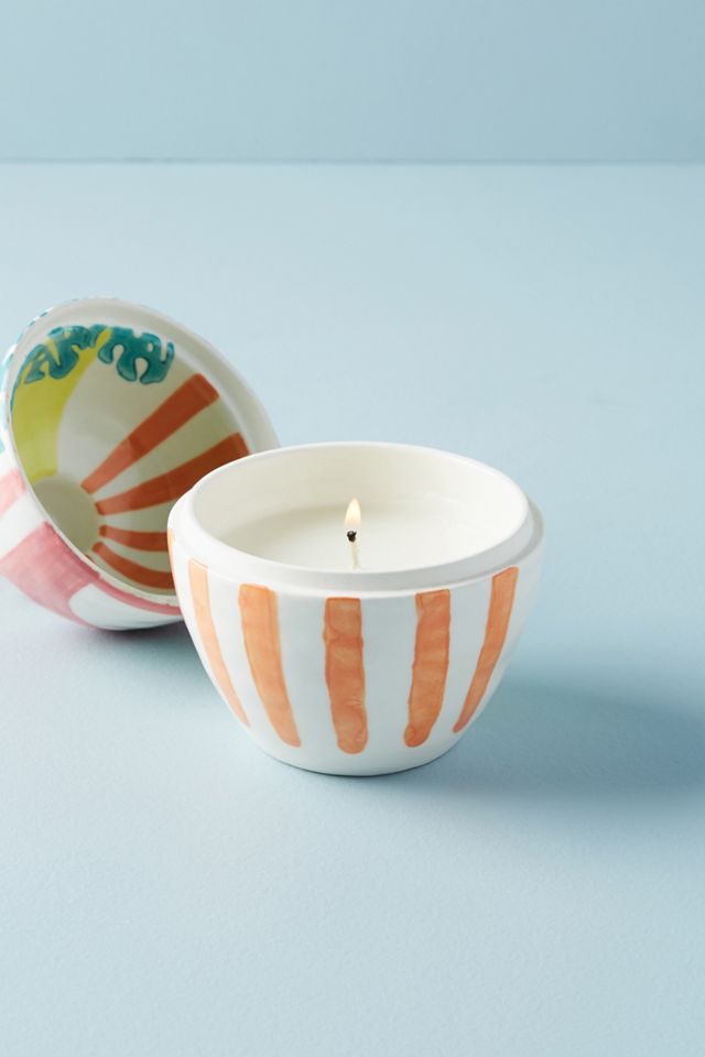 Sunlit Ceramic Candle #1