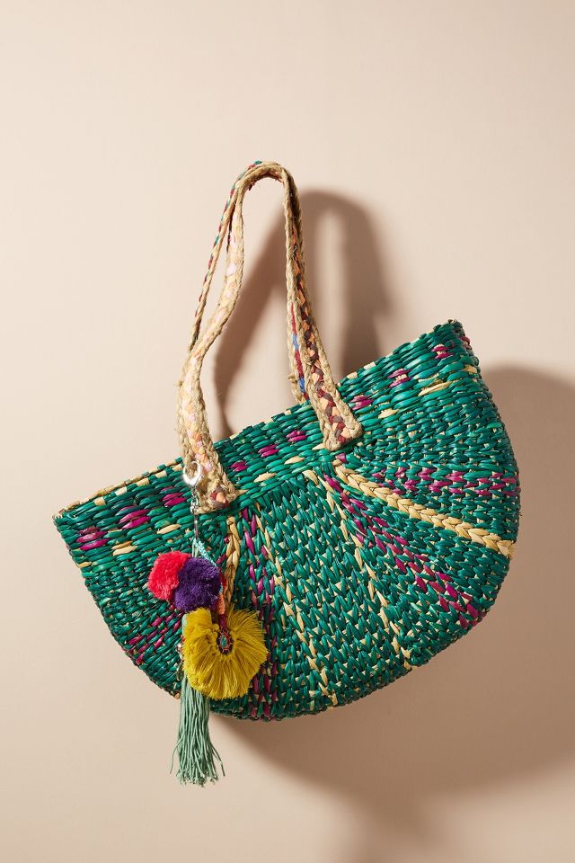 Braided Straw Tote Bag | Anthropologie