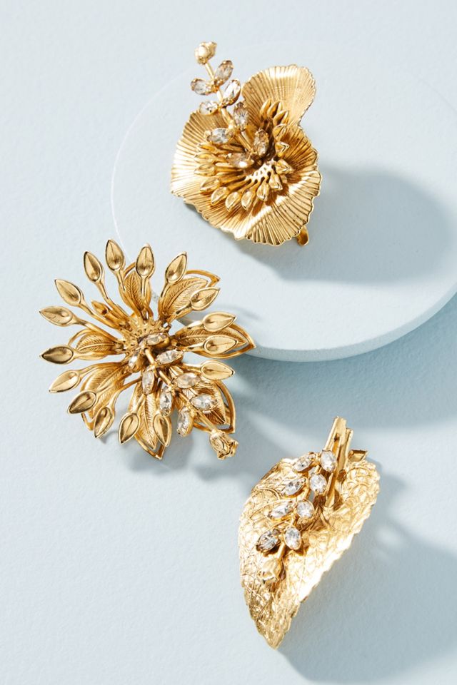 New?Anthropologie-Set of 6 Floral Hair Clips Anthropologie | Accessories | Newanthropologieset Of 6  main image 2