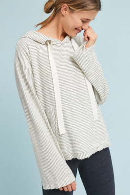 Cloth & Stone Striped Terry Sweatshirt | Anthropologie