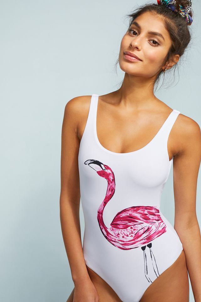 Flamingo one piece store swimsuit