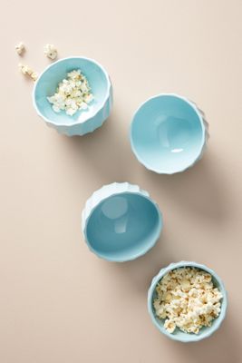 Swirled Latte Cereal Bowls, Set of 4