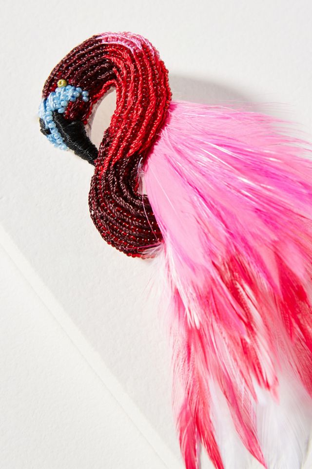 Flamingo Drop Earrings #1