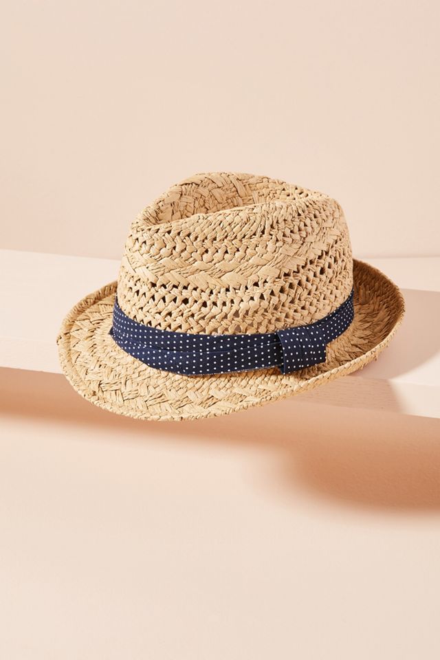 Anthropologie Polka Dot Trimmed Fedora Hat Kimberly Polka Dot Fedora | Anthropologie main image 2