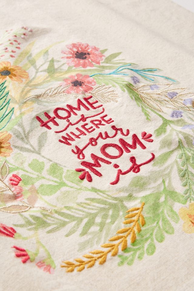 Jasmine Jones Home Is Where Your Mom Is Dish Towel #1
