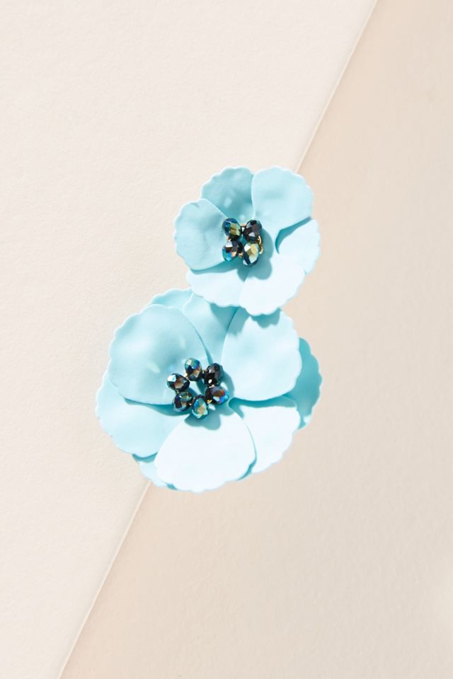 May Flowers Front-Back Earrings #1