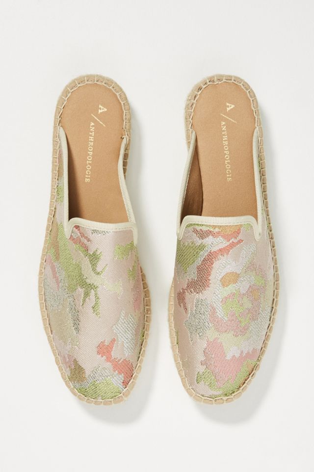 Anthropologie Glittered Camo Espadrilles #1