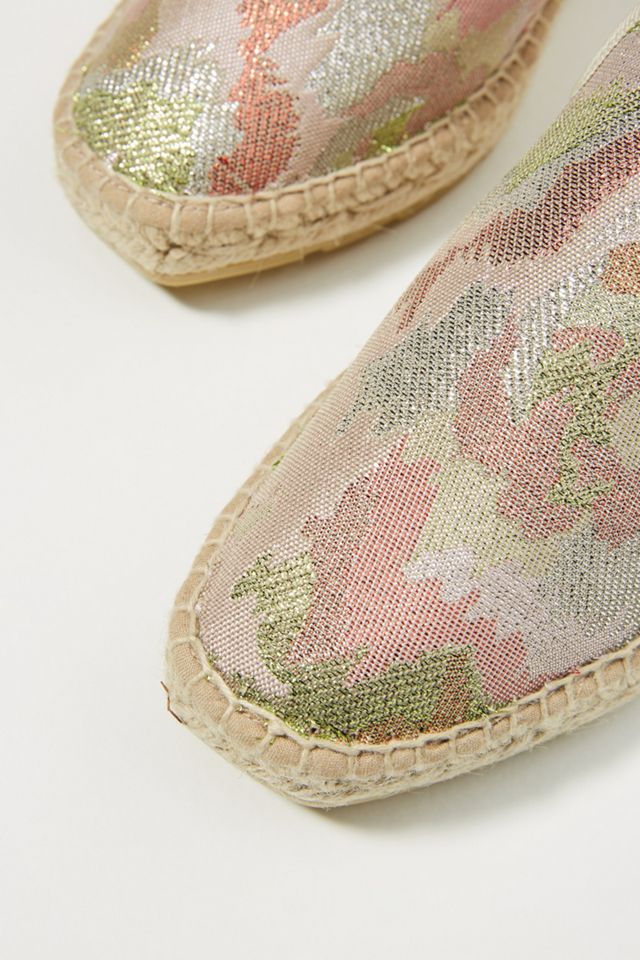Anthropologie Glittered Camo Espadrilles #2