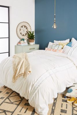 Fringed Mirabella Duvet Cover
