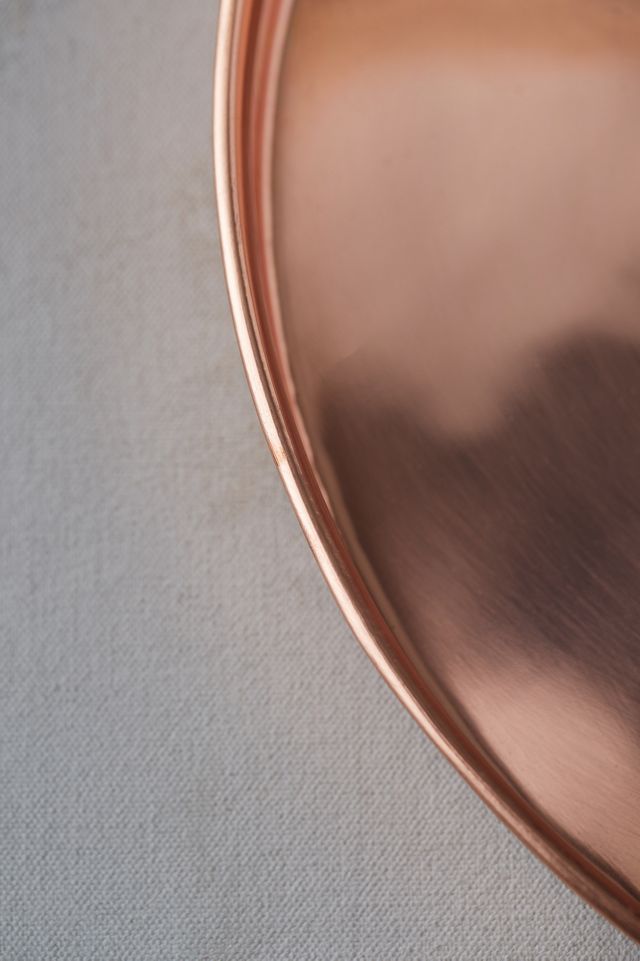 Habit & Form Solid Copper Circle Tray #4