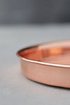 Habit + Form Solid Copper Circle Tray #3