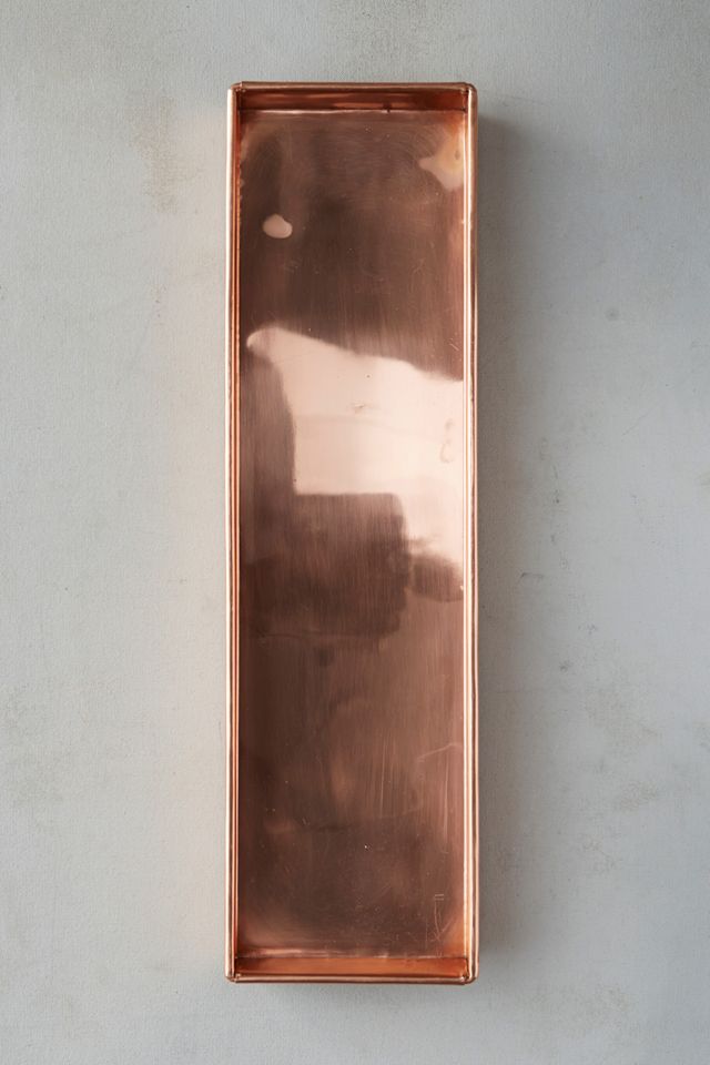 Habit & Form Solid Copper Rectangle Tray #3