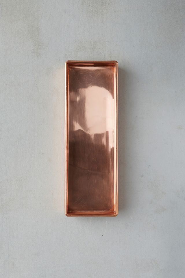 Habit & Form Solid Copper Rectangle Tray #4
