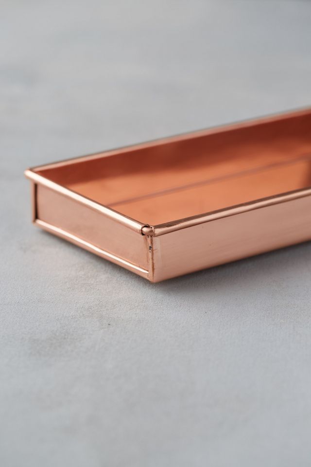 Habit & Form Solid Copper Rectangle Tray #1