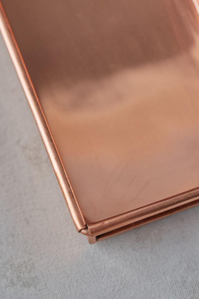 Habit & Form Solid Copper Rectangle Tray #5
