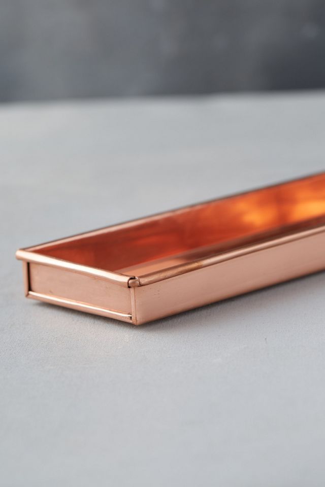 Habit & Form Solid Copper Rectangle Tray #6