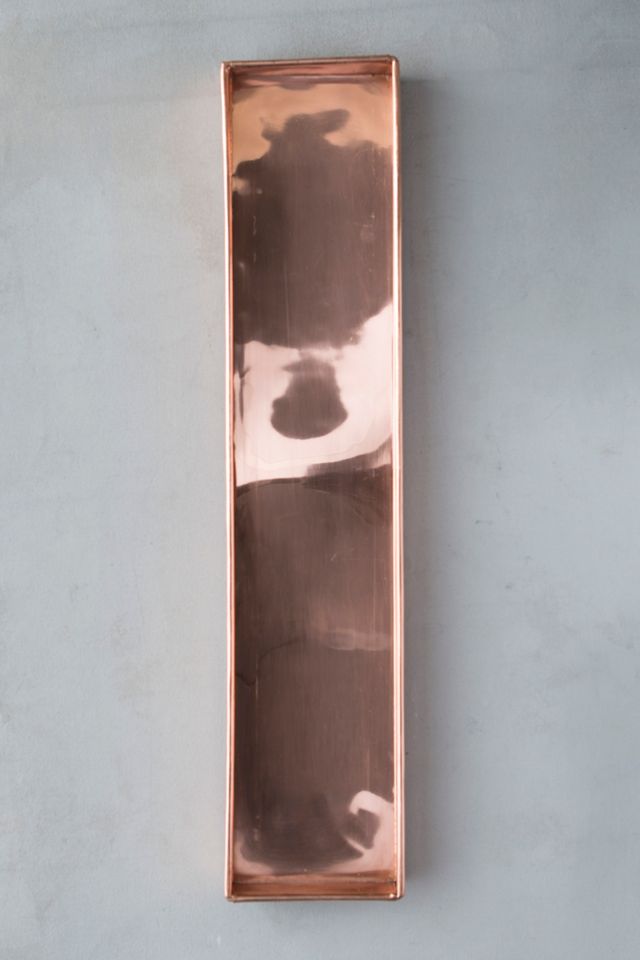 Habit & Form Solid Copper Rectangle Tray #2