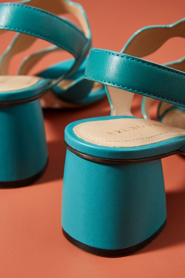 Bruno Premi Scalloped Heeled Sandals #2