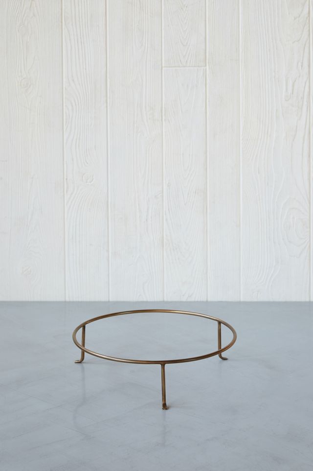Solid Brass Plant Stand, Short #3