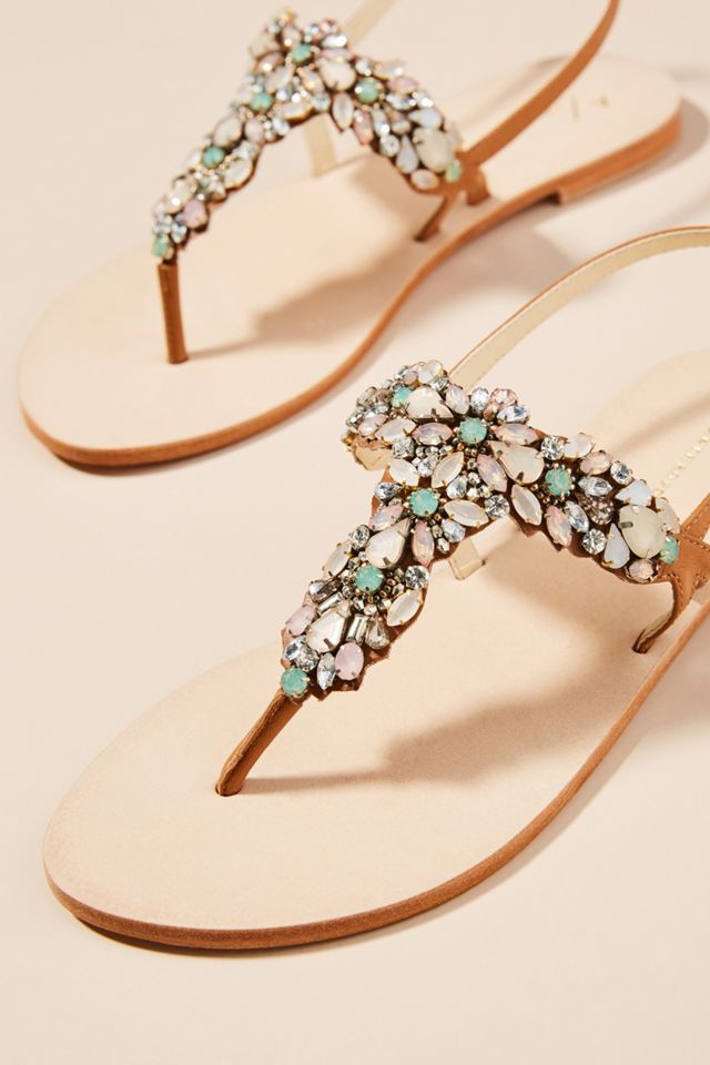 Anthropologie Field of Flora Sandals #2