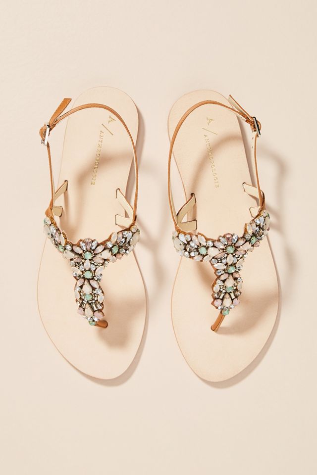 Anthropologie Field of Flora Sandals #1