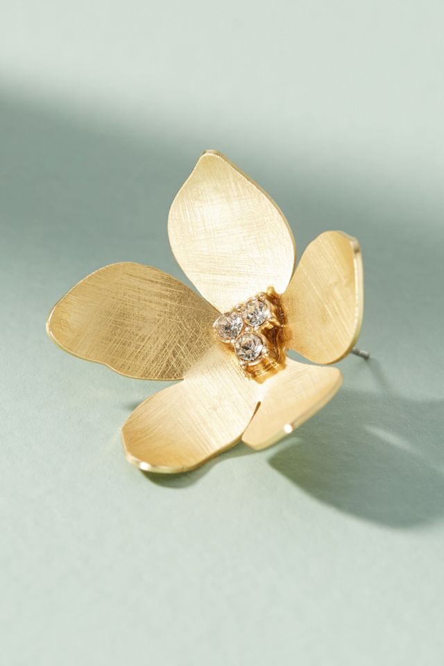 Hepatica Post Earrings #1