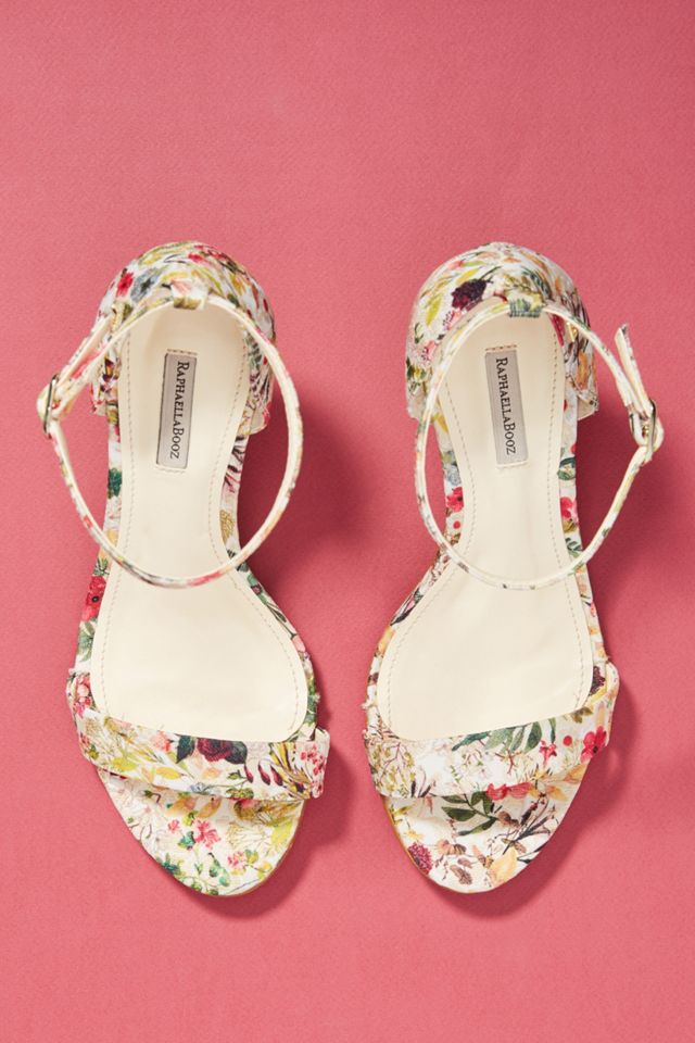 Raphaella Booz Floral Lace Heels #1