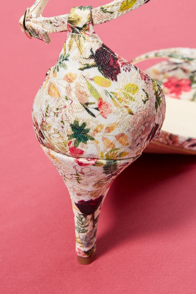 Raphaella Booz Floral Lace Heels #3