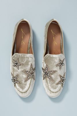 Lola cruz velvet star loafers hot sale