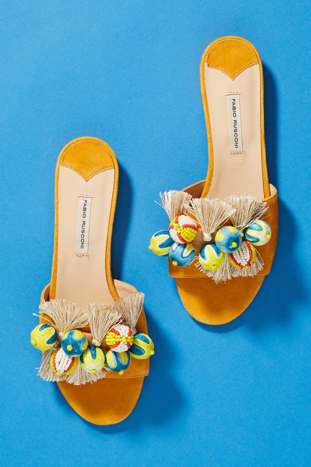 Fabio Rusconi Pom Slide Sandals