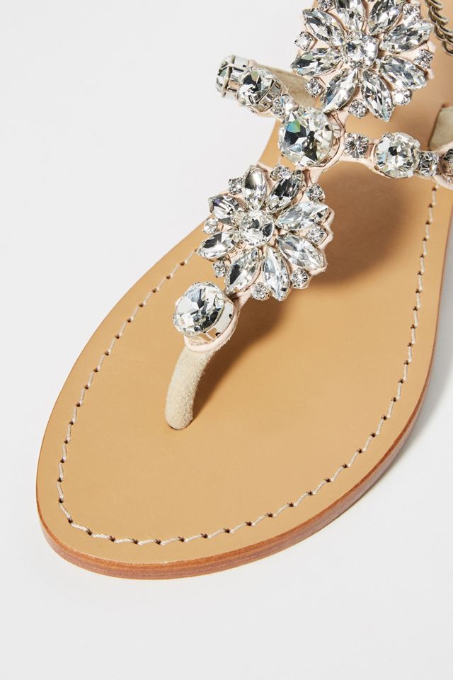 Mystique Crystal Embellished Gladiator Sandals #1